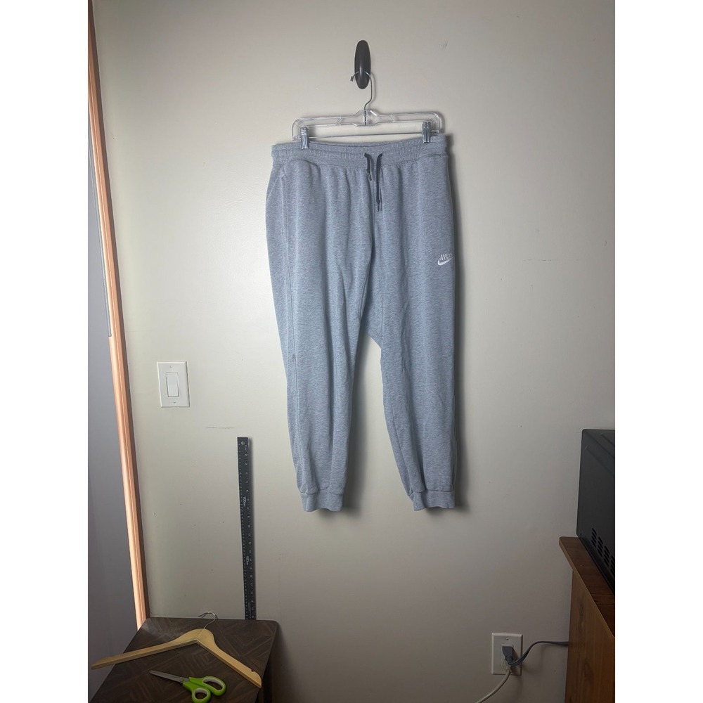 Nike Gray Sweatpants Joggers Large Logo Athletic Lounge Wear